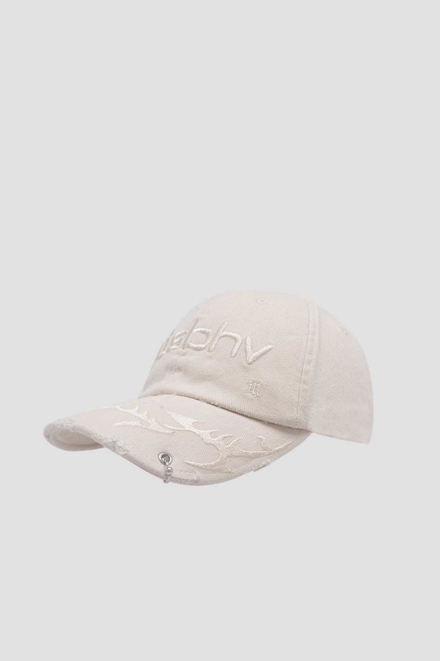 MISBHV Pierced Cap Off White New