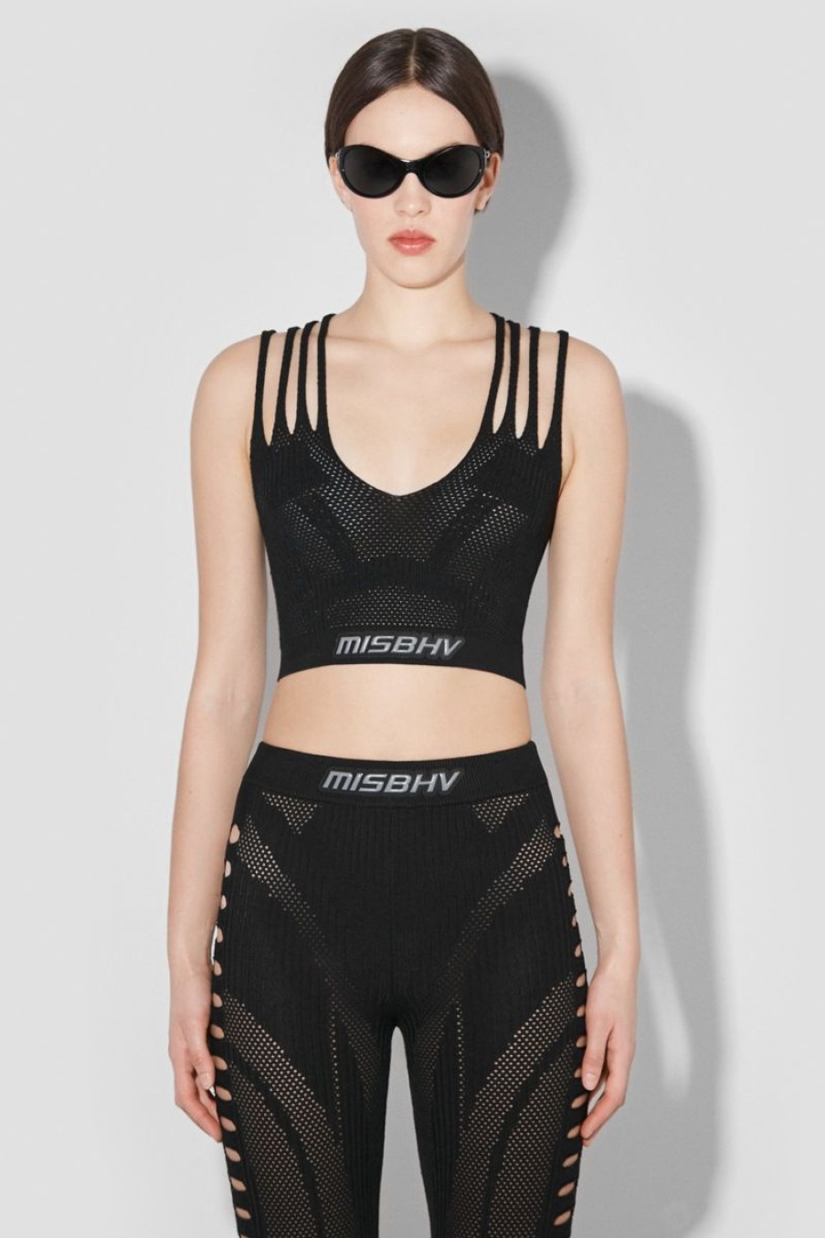 MISBHV Future Sport Mesh Top Black Clearance