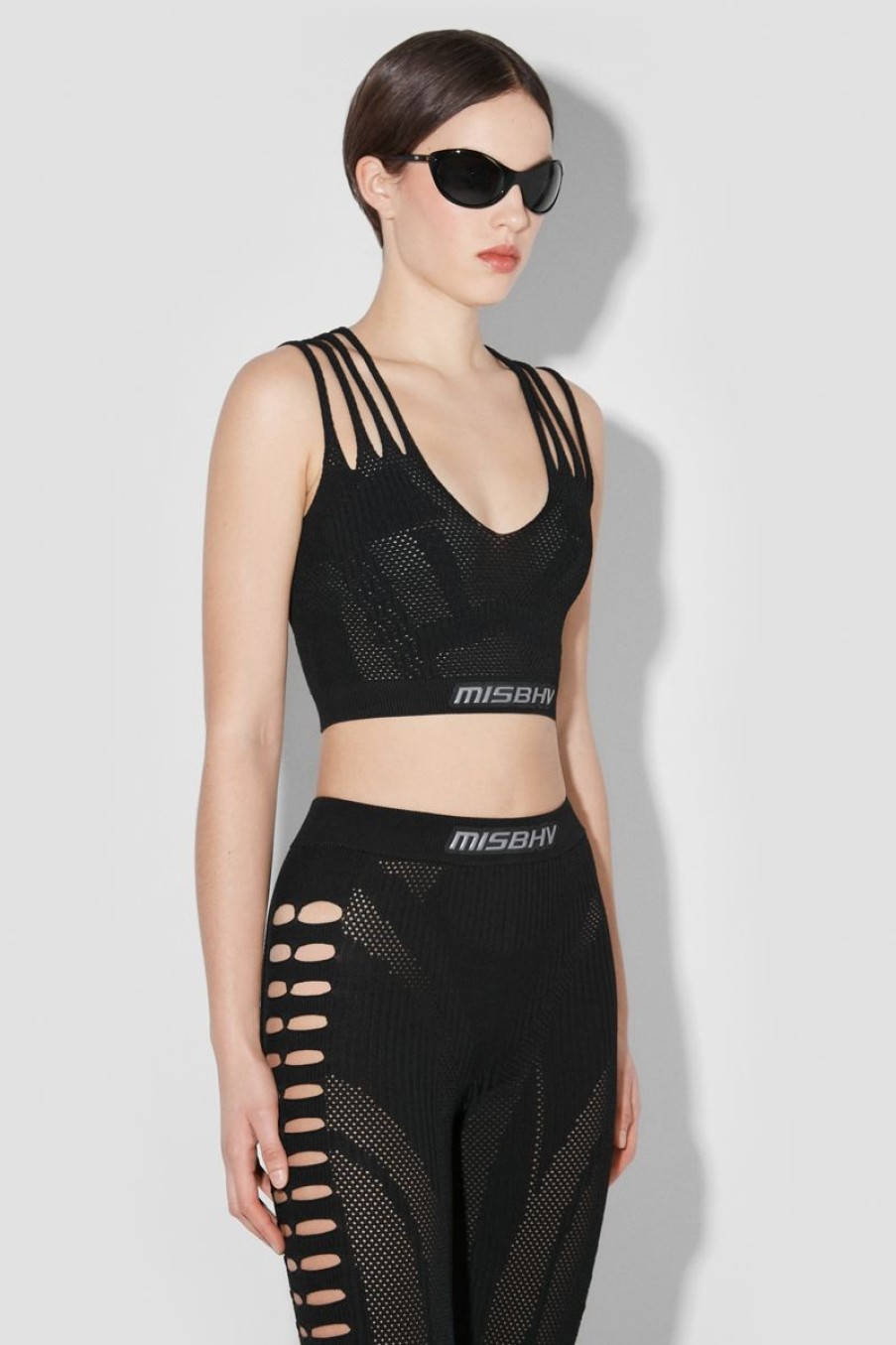 MISBHV Future Sport Mesh Top Black Clearance