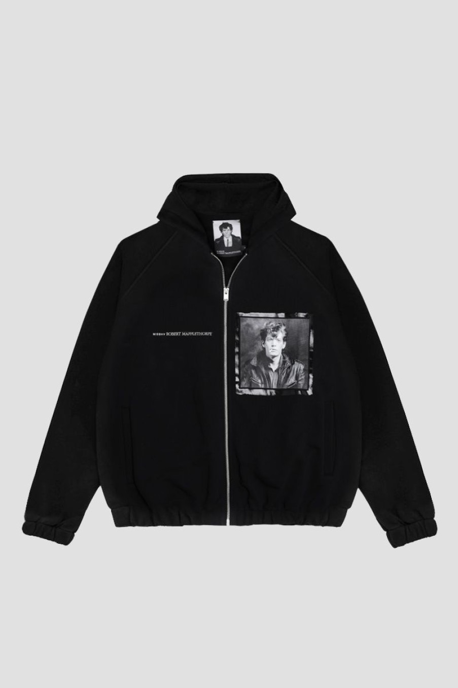 MISBHV Self Portrait 1980/ Robert Mapplethorpe Zip Hoodie Black Online