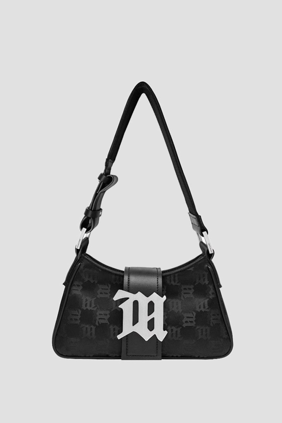 MISBHV Nylon Monogram Shoulder Bag Small Black Wholesale