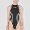 MISBHV Sport Halter Bodysuit Black / White New