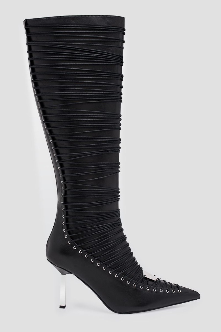 MISBHV High Heel Anastazja Knee High Boot Black Online