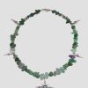 MISBHV Ibiza Necklace Green/Silver New