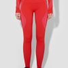 MISBHV Sport Leggings Coral Red New