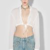 MISBHV Resort Croped Shirt Off White Clearance