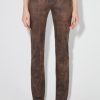 MISBHV Harley Cracked Faux Leather Trousers Brown Wholesale