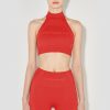 MISBHV Sport Halter Bra Coral Red Best