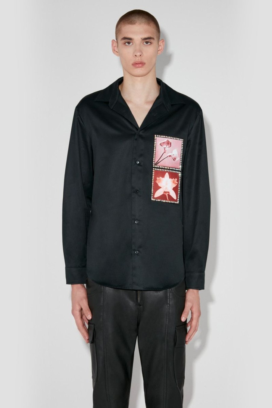 MISBHV Lily / Orchid / Robert Mapplethorpe Shirt Black Wholesale