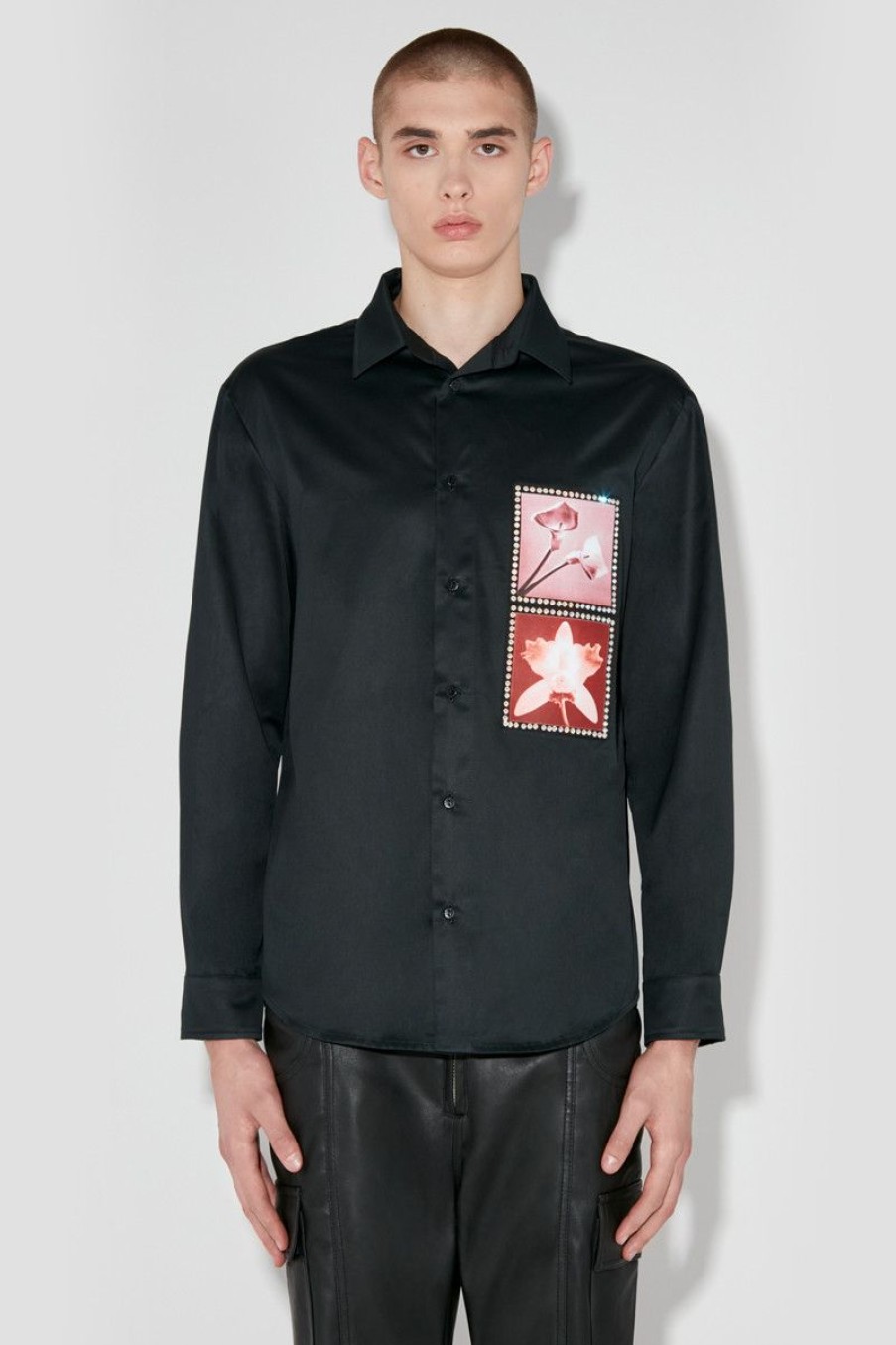 MISBHV Lily / Orchid / Robert Mapplethorpe Shirt Black Wholesale