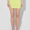 MISBHV Seamless Knitted Mini Skirt Lime Best