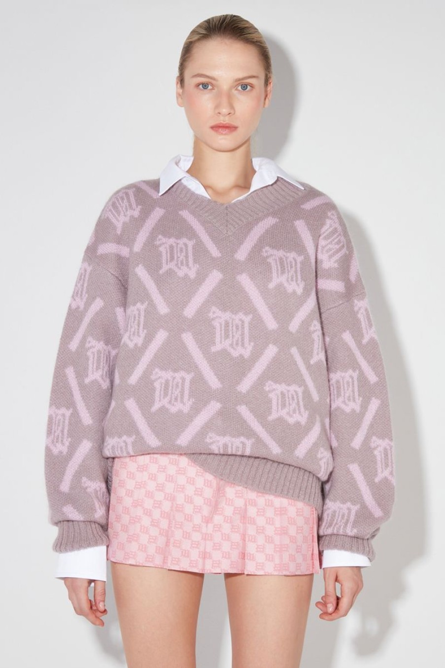 MISBHV M Argyle Knit SmoNew Pink New