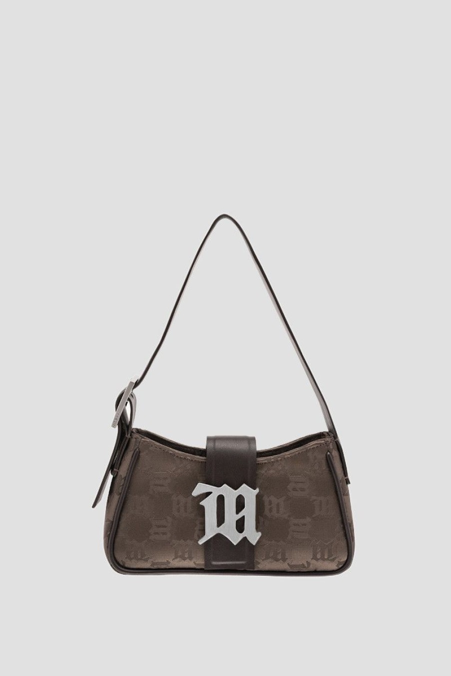 MISBHV Nylon Monogram Shoulder Bag Mini Brown Wholesale