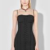 MISBHV Lara Laced Corset Mini Dress Black Clearance