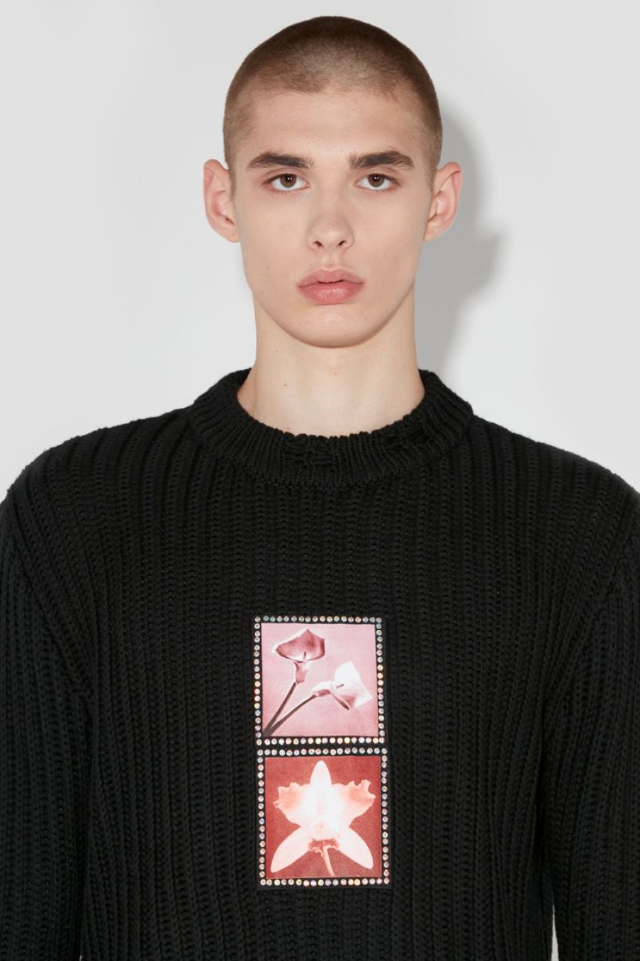 MISBHV Lily / Orchid / Robert Mapplethorpe Sweater Black Clearance