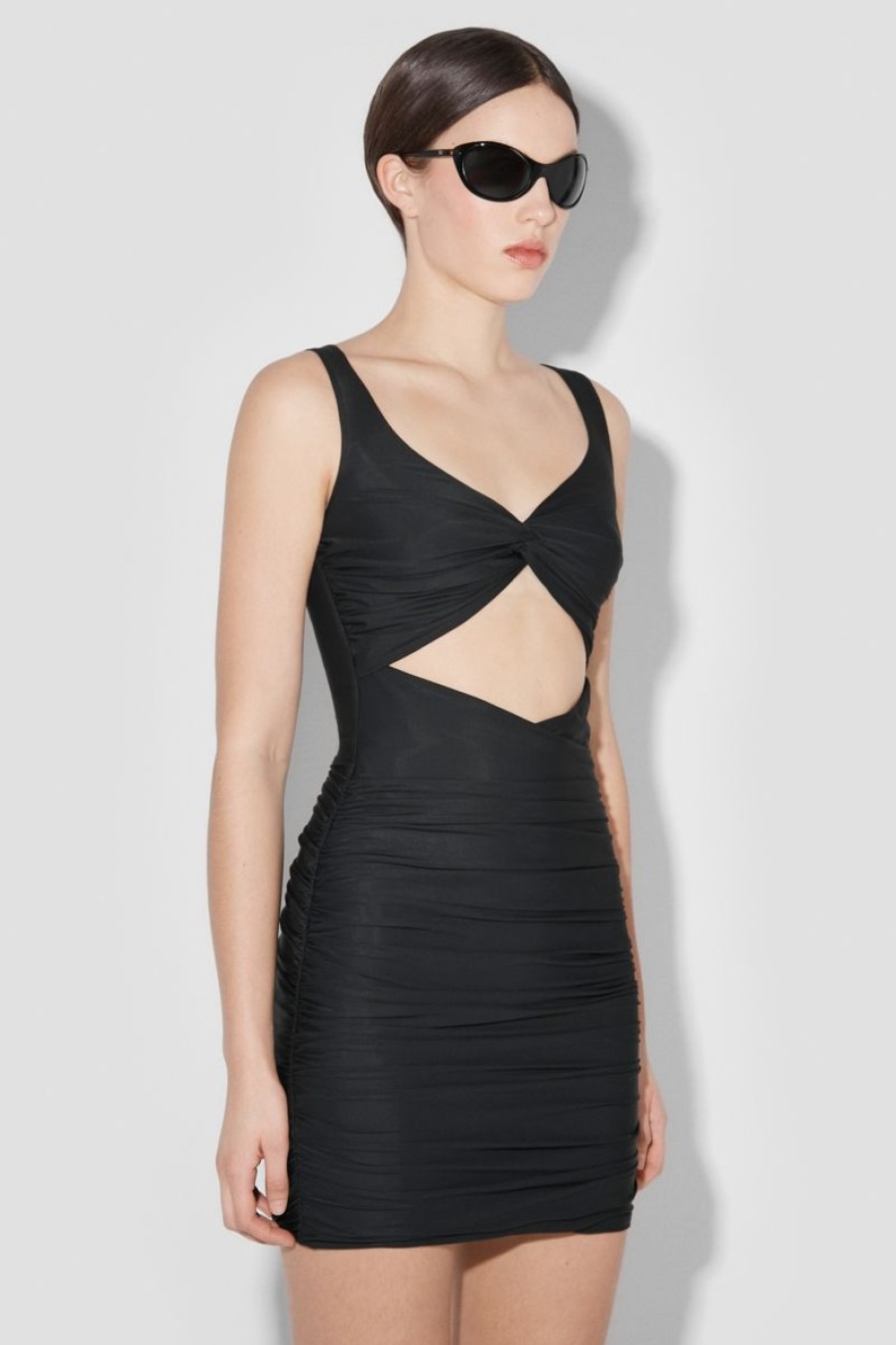 MISBHV Pandora Wrapped Mini Dress Black Best