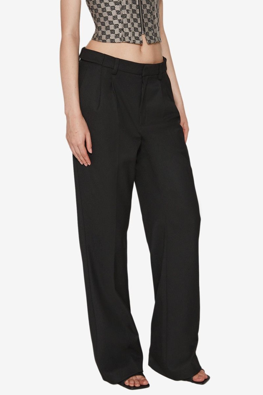 MISBHV Oversized Tailored Trousers Black Best