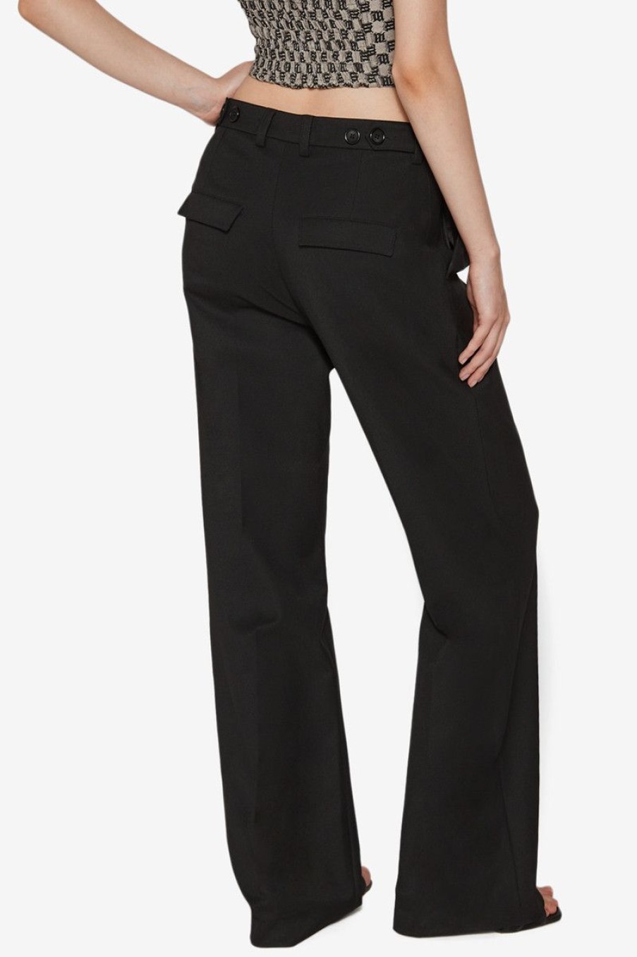 MISBHV Oversized Tailored Trousers Black Best