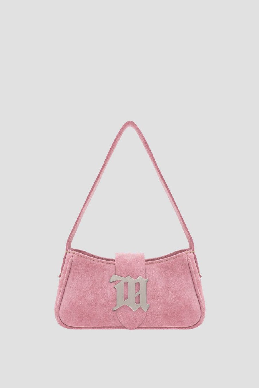 MISBHV Suede Shoulder Bag Mini Gum Clearance