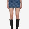 MISBHV Denim Monogram Mini Skirt Clearance