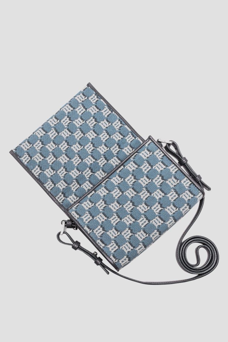 MISBHV Jacquard Monogram Phone Pouch Blue Online