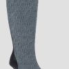 MISBHV Sasha Knee High Boot Washed Denim Hot