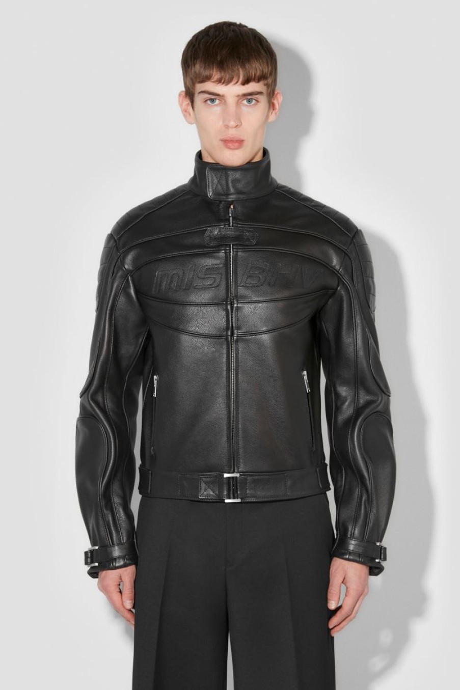 MISBHV Fast Leather Jacket Black Online