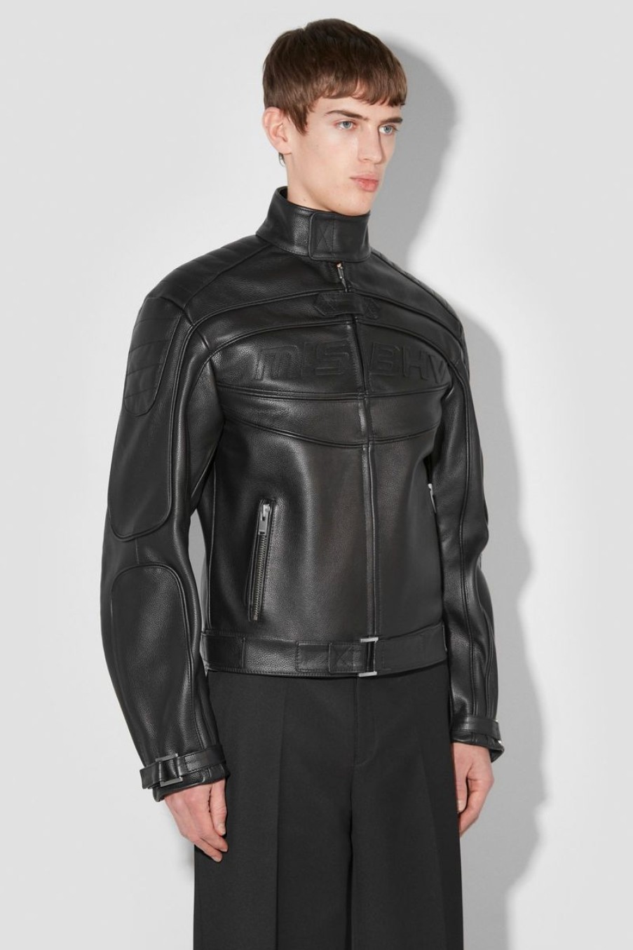 MISBHV Fast Leather Jacket Black Online