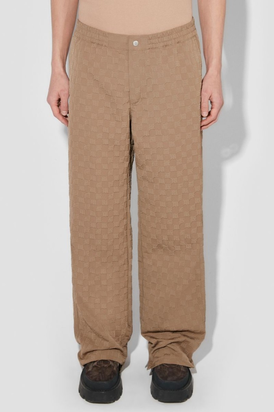 MISBHV Embossed Monogram Milano Tech Trousers Khaki Online