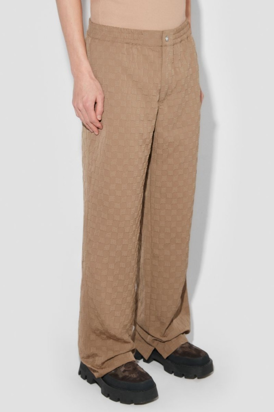 MISBHV Embossed Monogram Milano Tech Trousers Khaki Online