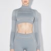 MISBHV Sport Cropped Longsleeve Steel Blue Best