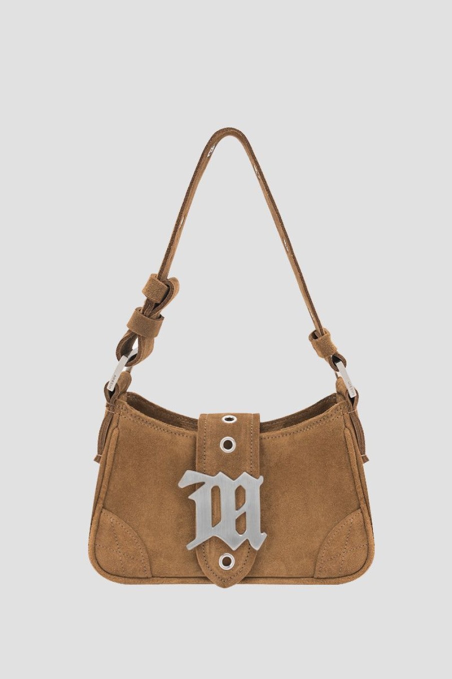 MISBHV Suede Shoulder Bag Small Clearance