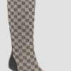 MISBHV Sasha Knee High Boot Monogram Beige Best