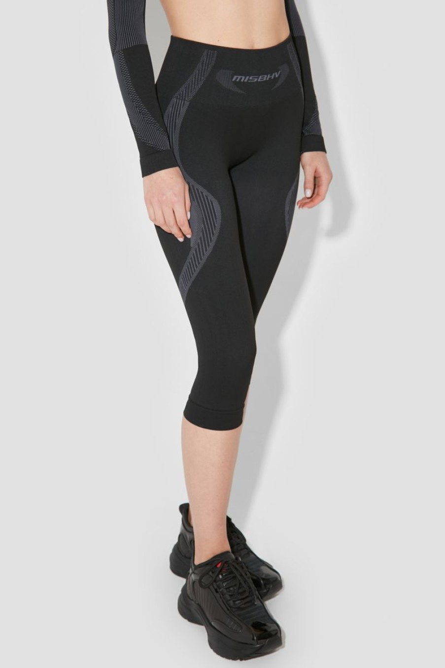 MISBHV Sport Capri Leggings Muted Black Online