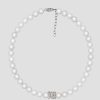 MISBHV Tiny Pearl Necklace White Wholesale