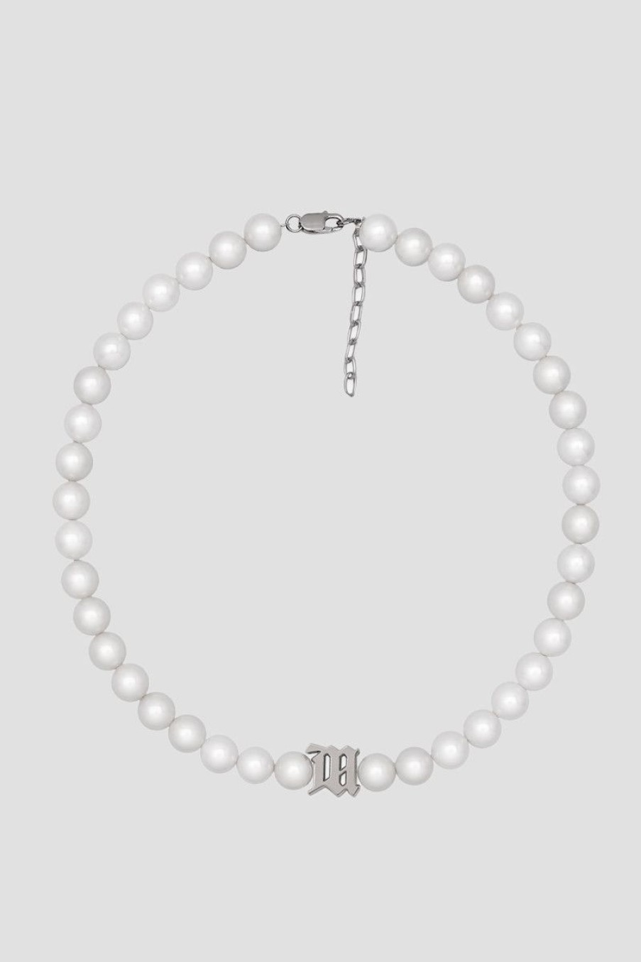 MISBHV Tiny Pearl Necklace White Wholesale