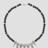 MISBHV Spike Choker Necklace Black/Silver Hot