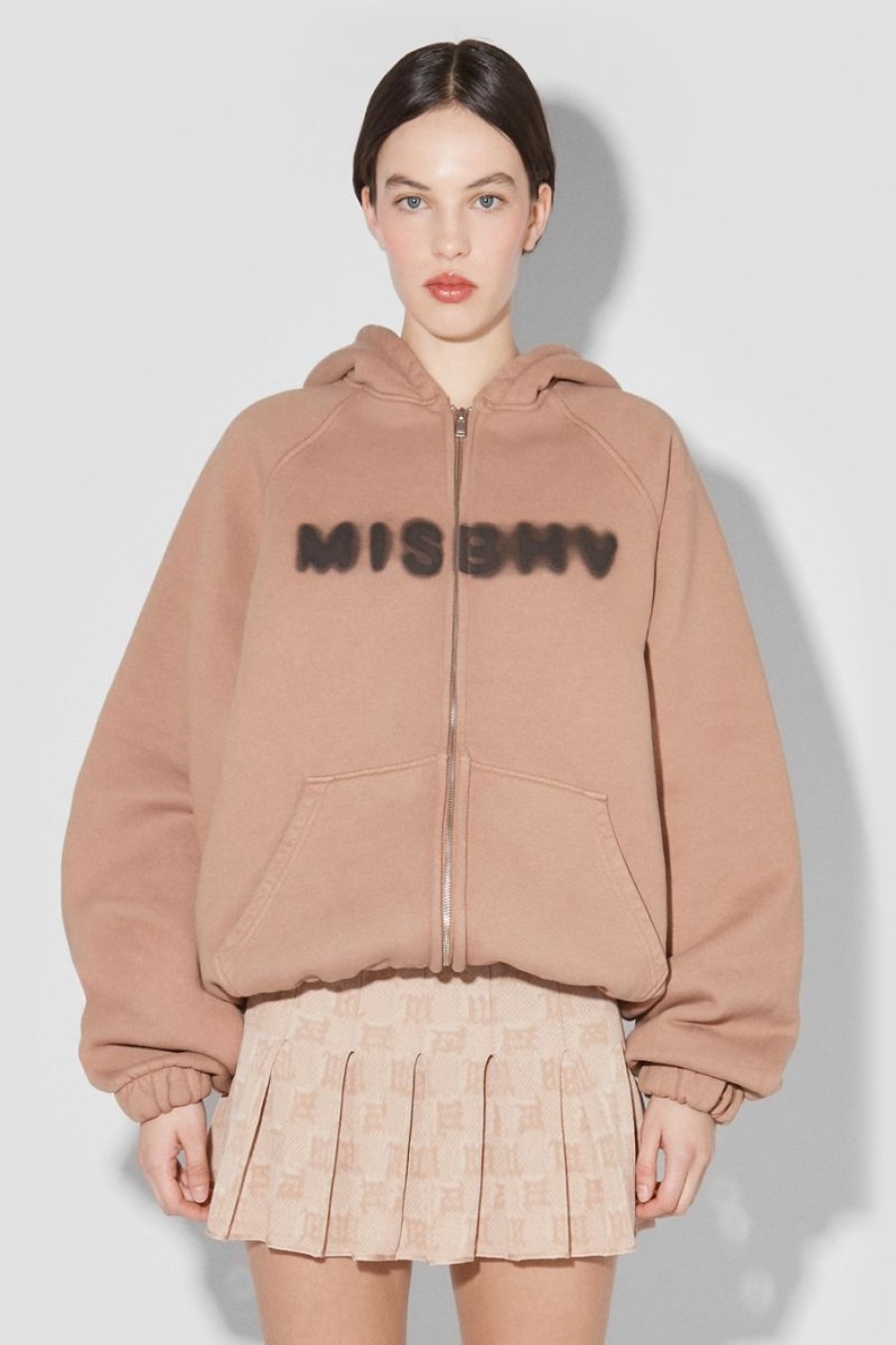 MISBHV Community Zipped Hoodie Vintage Brown Wholesale