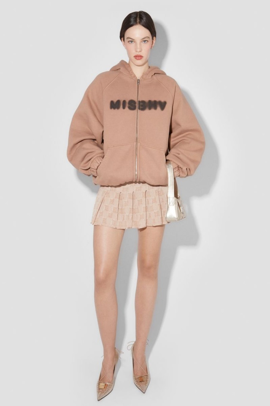 MISBHV Community Zipped Hoodie Vintage Brown Wholesale