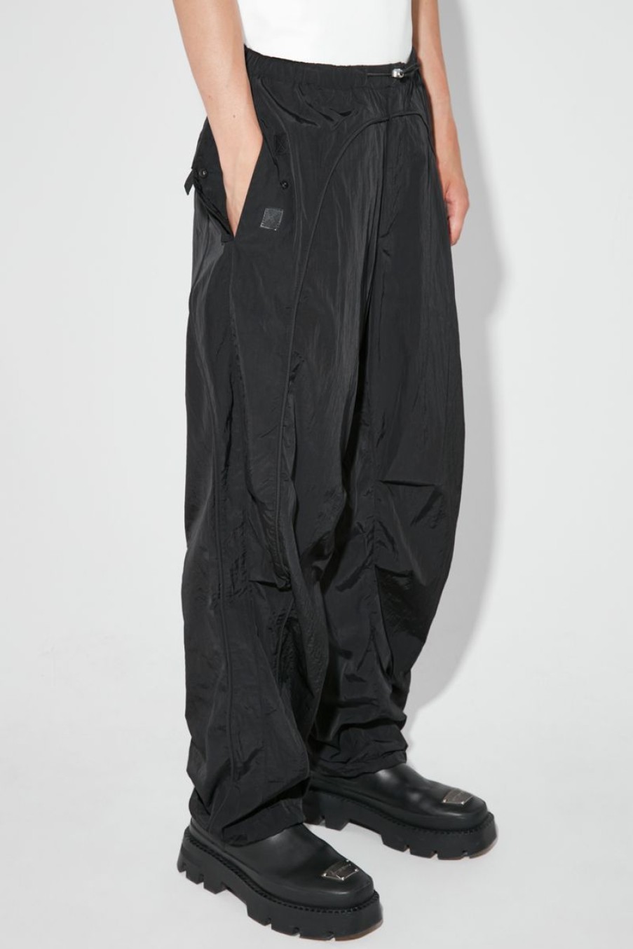 MISBHV Parachute Trousers Black Clearance