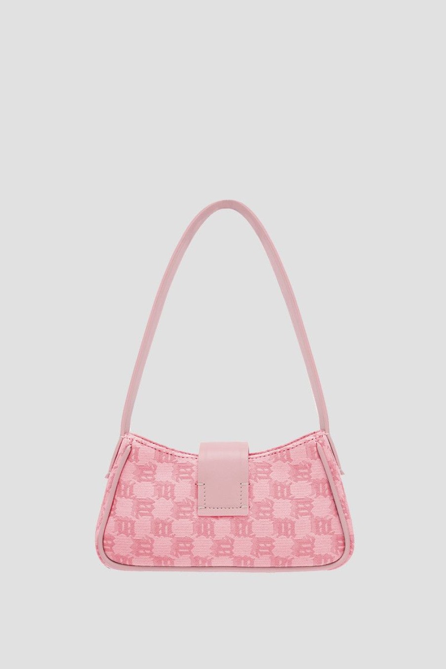 MISBHV Jacquard Monogram Shoulder Bag Mini Bubblegum Wholesale