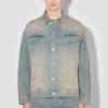 MISBHV Sunset Wash Oversized Denim Jacket Blue Clearance