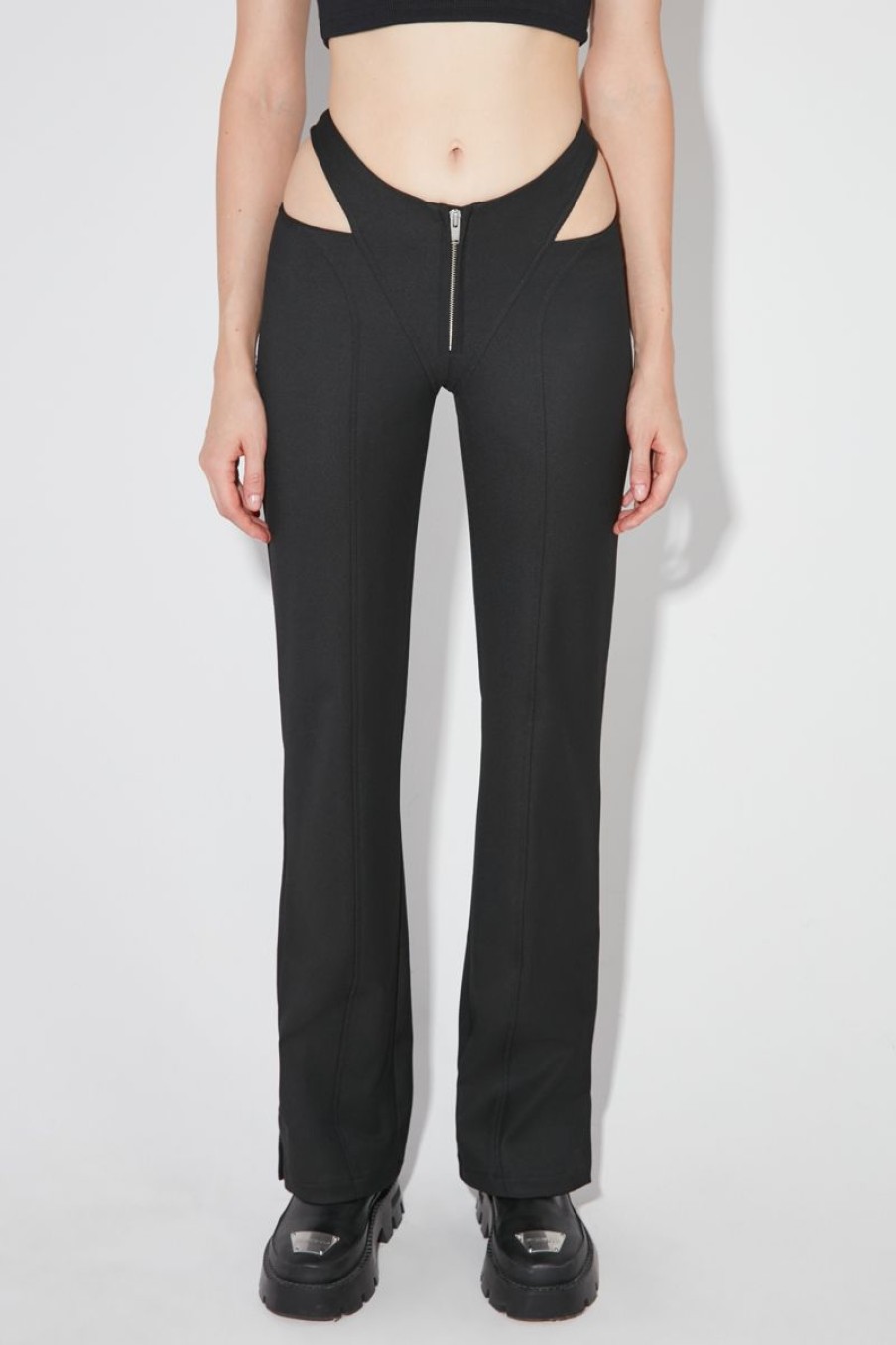 MISBHV Cut Out Trousers Black Wholesale