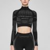 MISBHV Sport Europa Cropped Quarter-Zip Longsleeve Muted Black Best