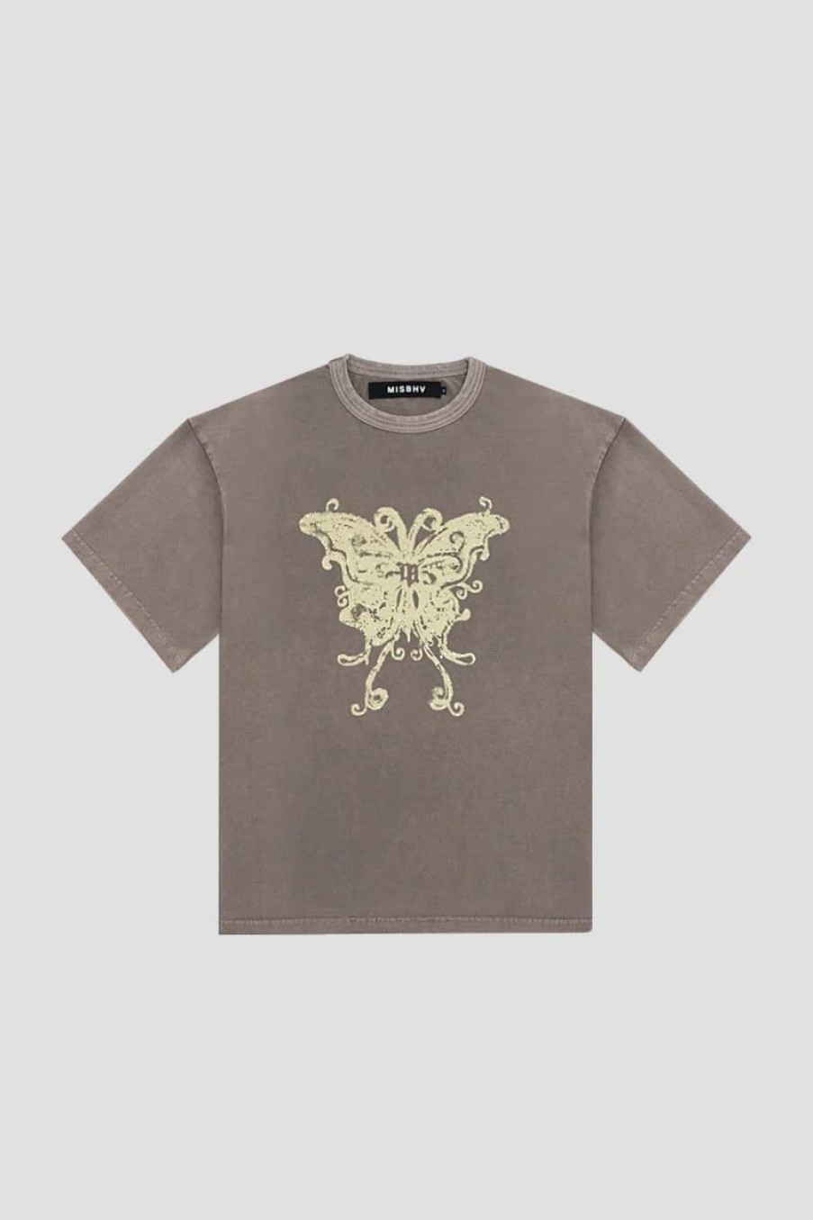 MISBHV Butterfly T-Shirt Washed Brown Online