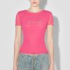 MISBHV Misbhv Crystal Mesh Baby T-Shirt Pink Wholesale