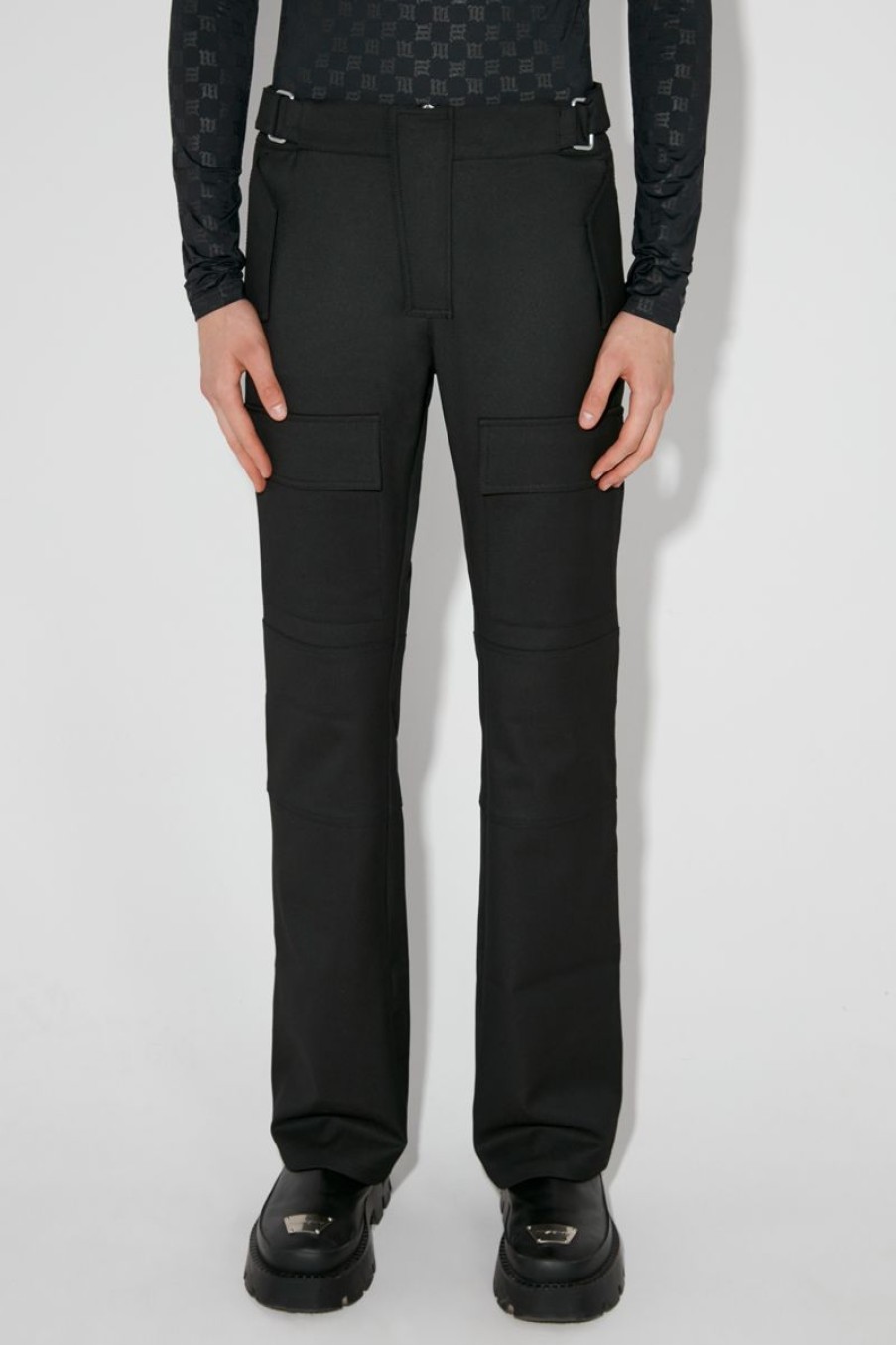 MISBHV Moto Tailoring Relaxed Trousers Black New