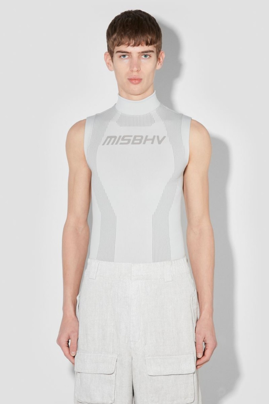 MISBHV Sport Sleeveless Top Light Grey Best