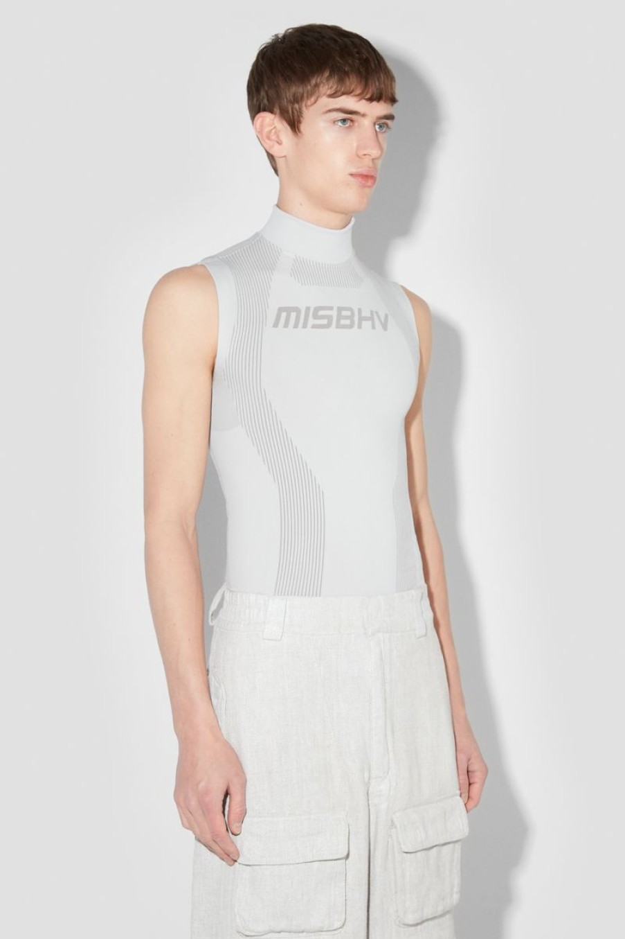 MISBHV Sport Sleeveless Top Light Grey Best