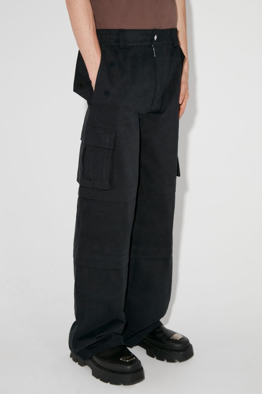 MISBHV Baggy Work Trousers Black Clearance